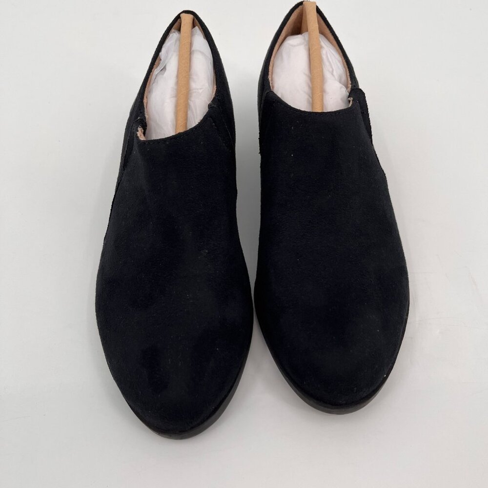 LifeStride Abilene Ankle Bootie Black Size 7M Fabric Upper Block Heel Slip On - Picture 4 of 13